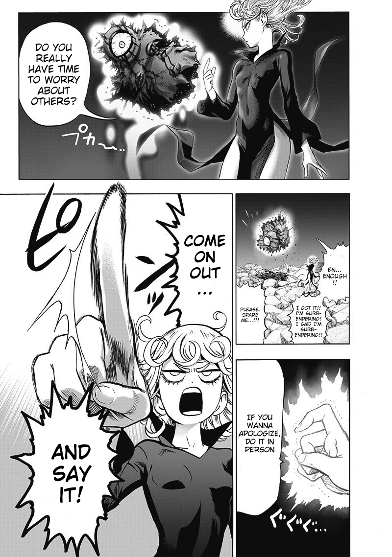 One Punch Man Manga Chapter 113 page 17 - Fake scene