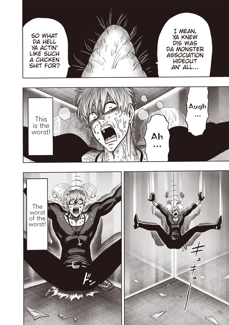 One Punch Man Manga Chapter 114.2 page 13 - Mirror scene