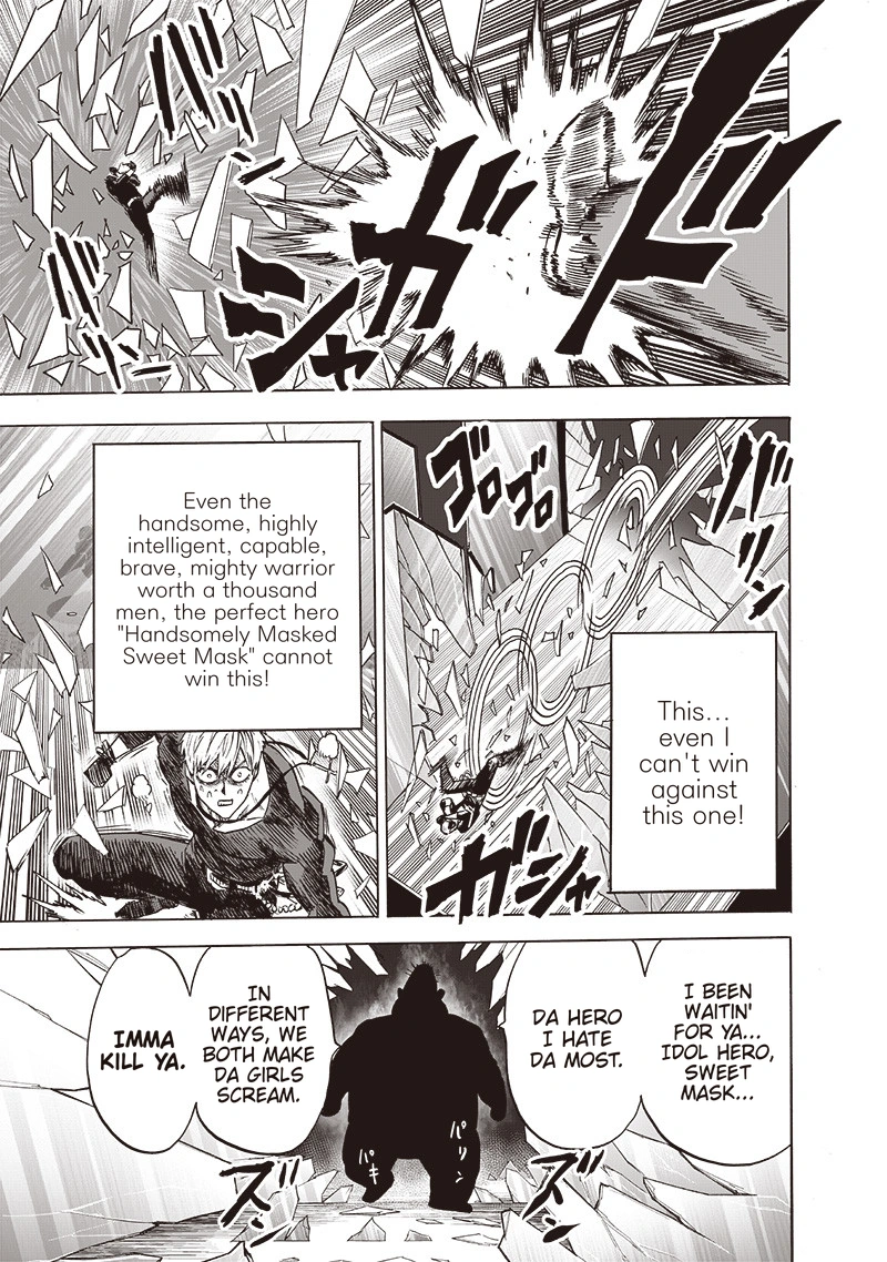 One Punch Man Manga Chapter 114.2 page 14 - Mirror scene