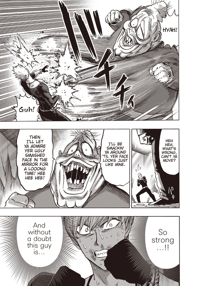 One Punch Man Manga Chapter 114.2 page 16 - Mirror scene