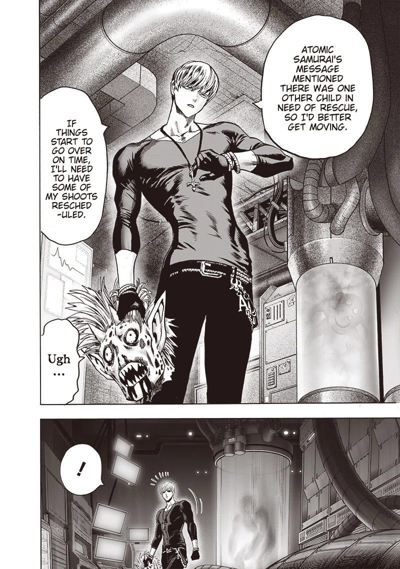 One Punch Man Manga Chapter 114.2 page 3 - Mirror scene