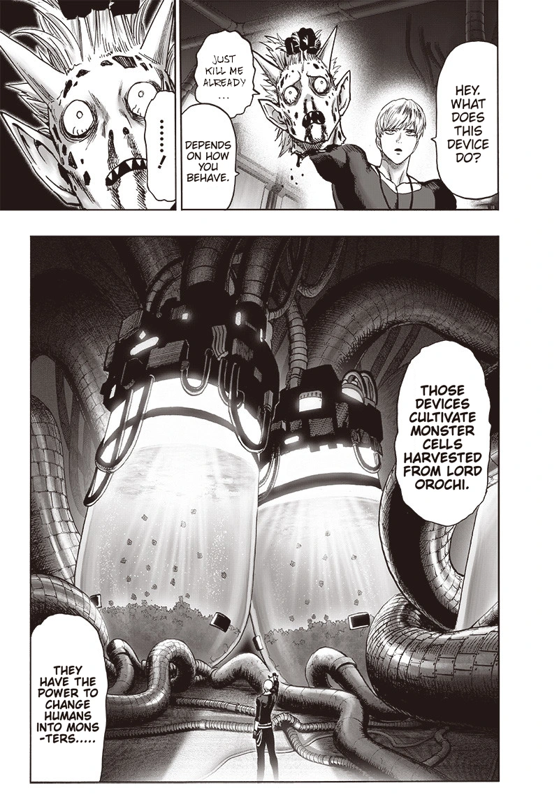 One Punch Man Manga Chapter 114.2 page 4 - Mirror scene