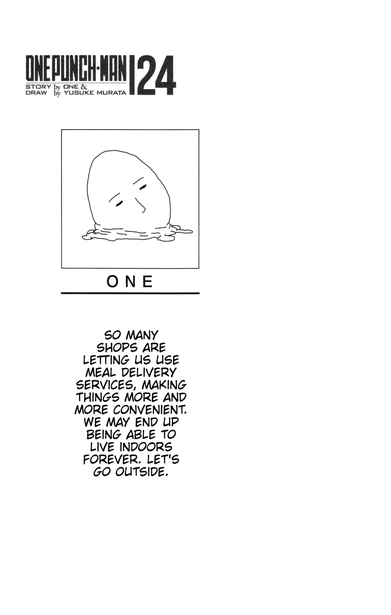 One Punch Man Manga Chapter 114.5 page 14 - The Strong Among the Ordinary | Volume 24 Extras scene