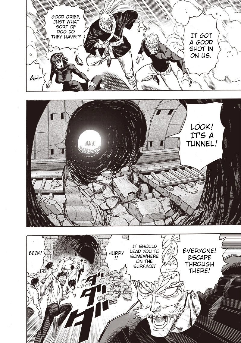 One Punch Man Manga Chapter 114 page 28 - Rematch scene