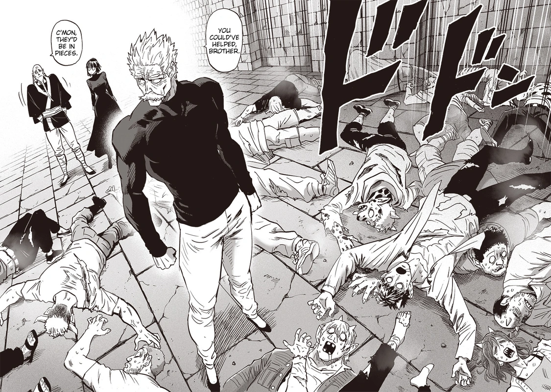 One Punch Man Manga Chapter 114 page 9 - Rematch scene