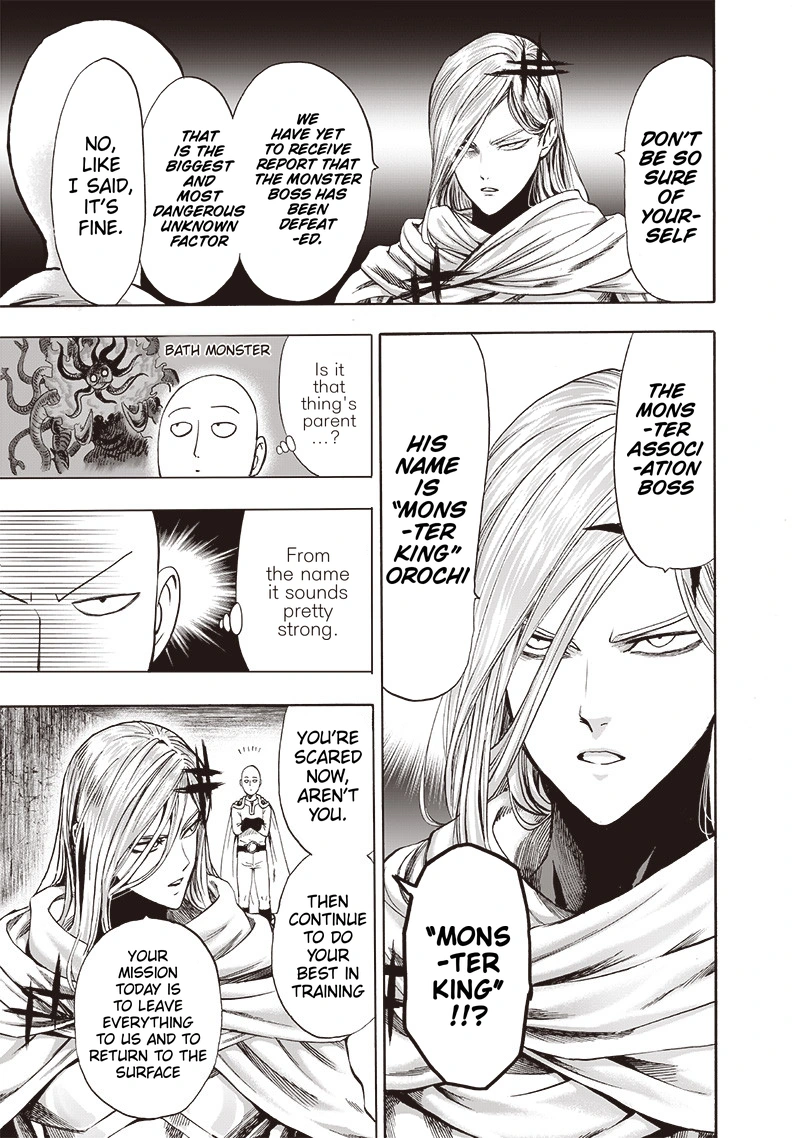 One Punch Man Manga Chapter 115 page 25 - Encounter scene