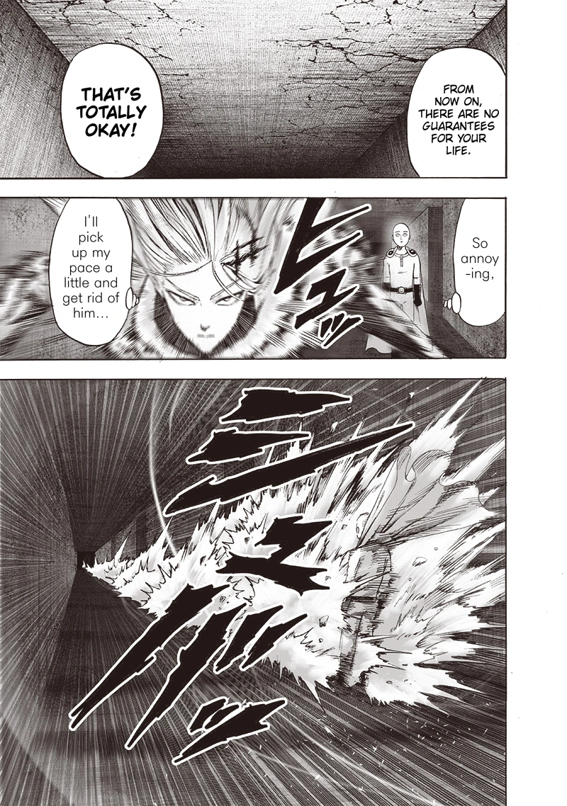 One Punch Man Manga Chapter 115 page 27 - Encounter scene
