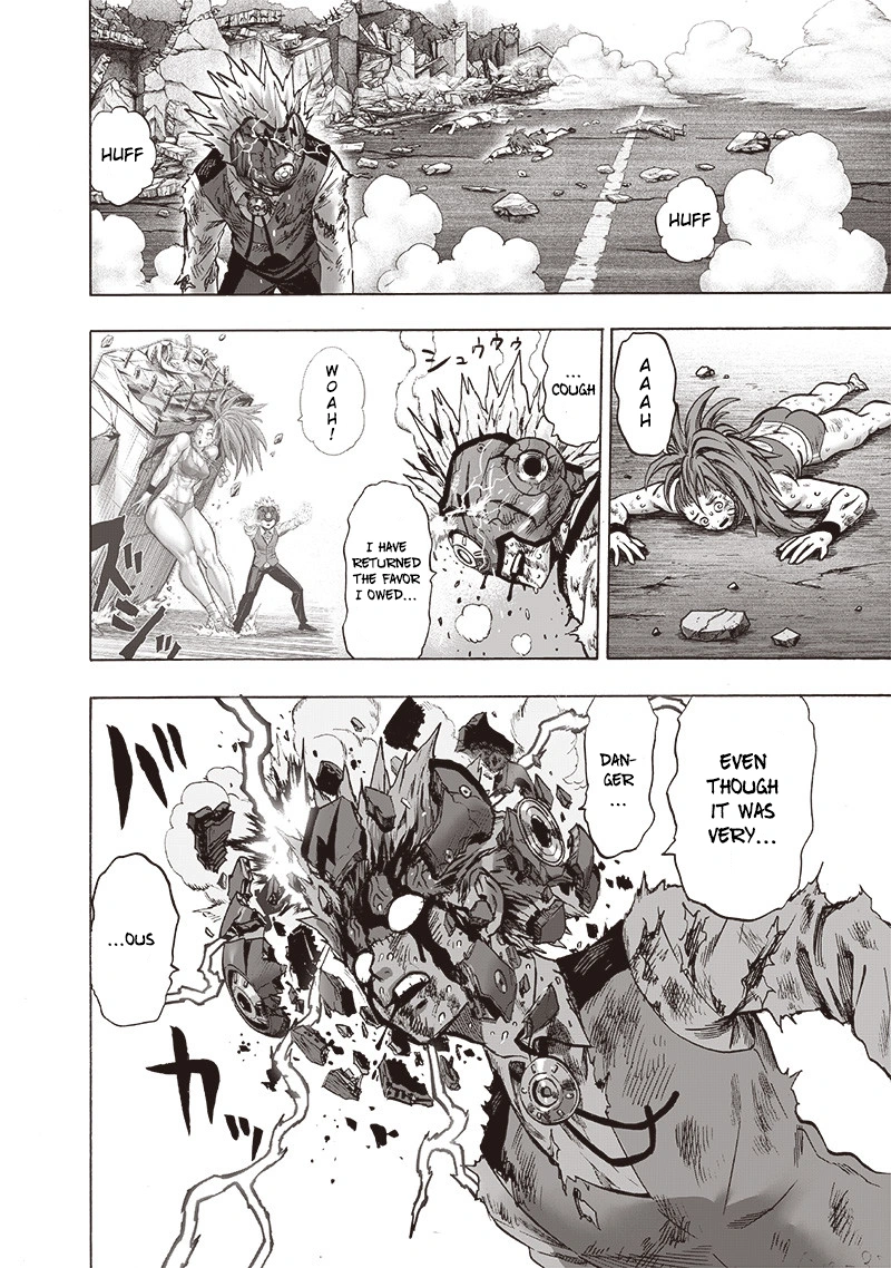 One Punch Man Manga Chapter 117 page 12 - Cornered Rat scene