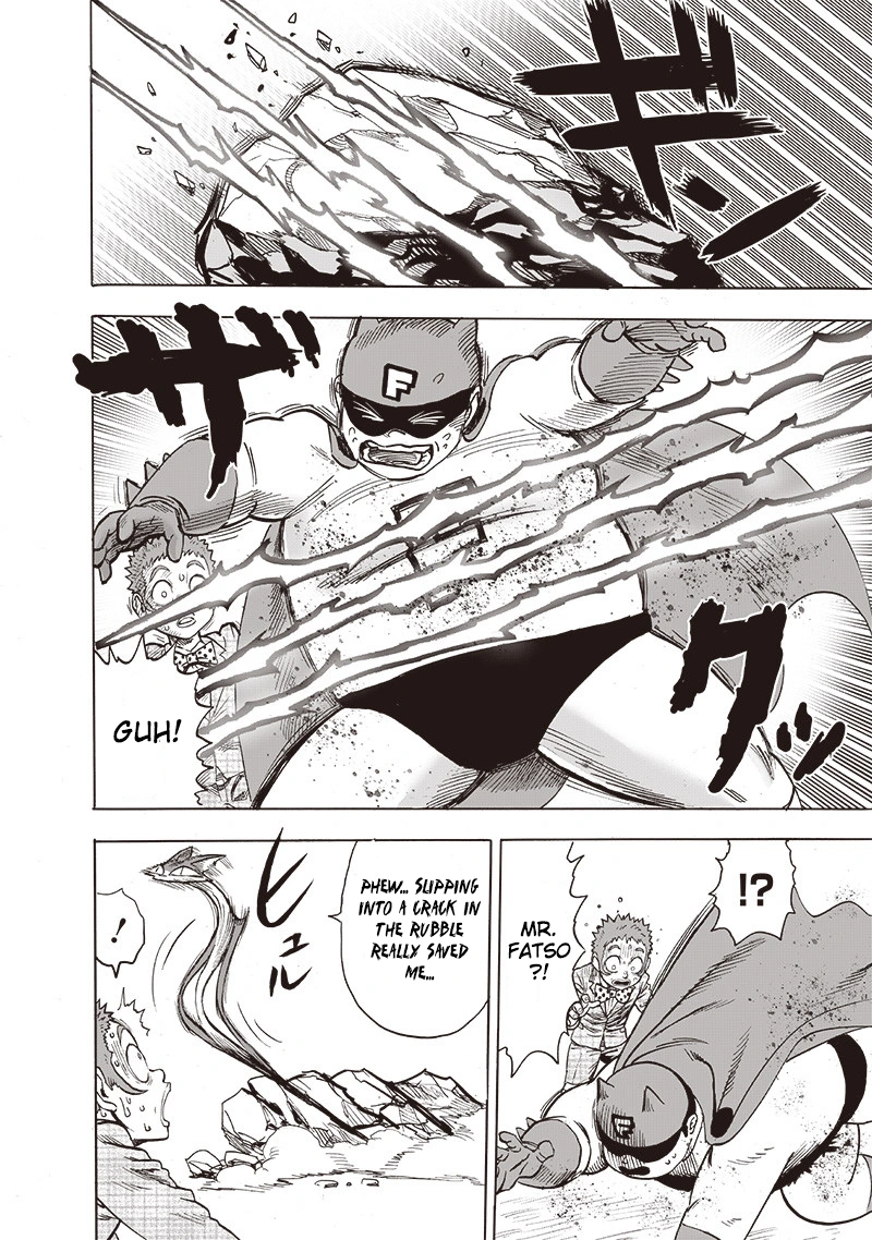 One Punch Man Manga Chapter 117 page 14 - Cornered Rat scene