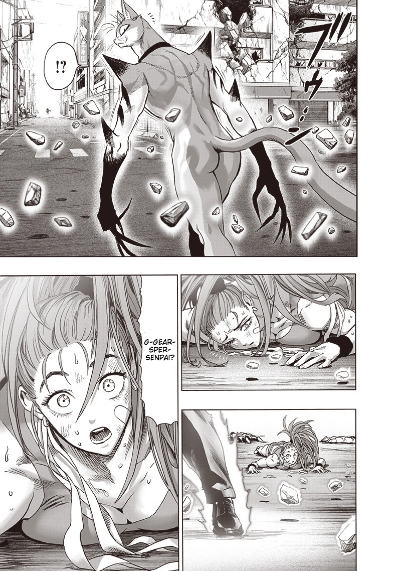 One Punch Man Manga Chapter 117 page 2 - Cornered Rat scene