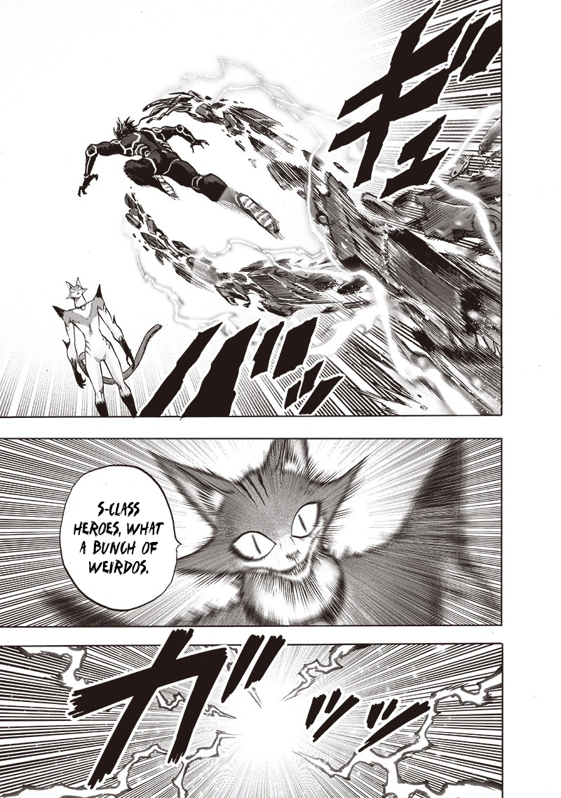 One Punch Man Manga Chapter 117 page 21 - Cornered Rat scene