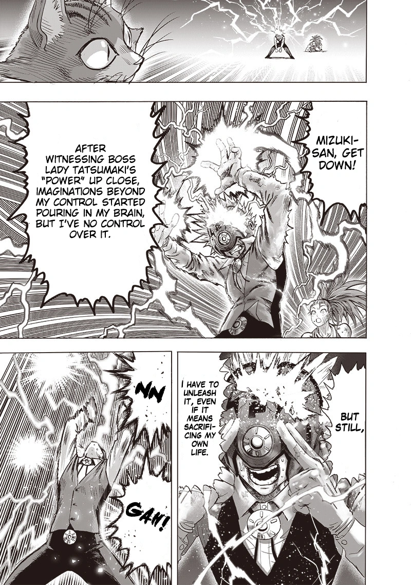 One Punch Man Manga Chapter 117 page 4 - Cornered Rat scene