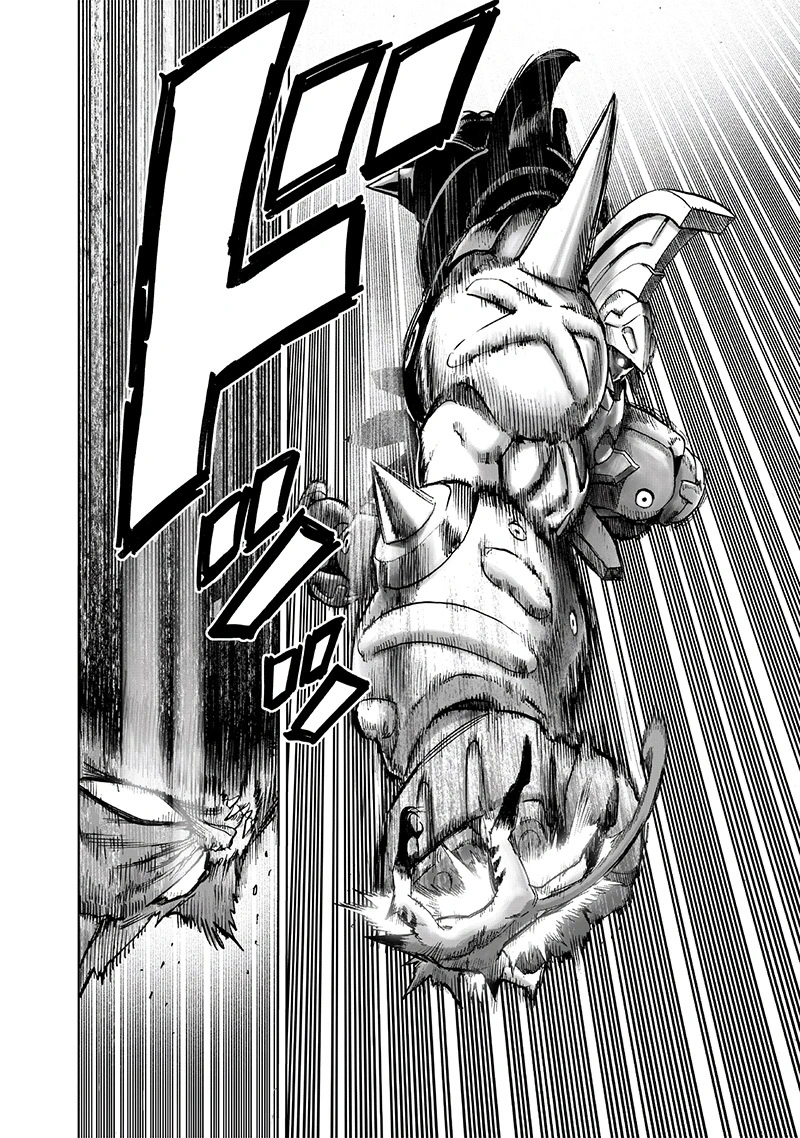One Punch Man Manga Chapter 118 page 12 - Drive Knight scene