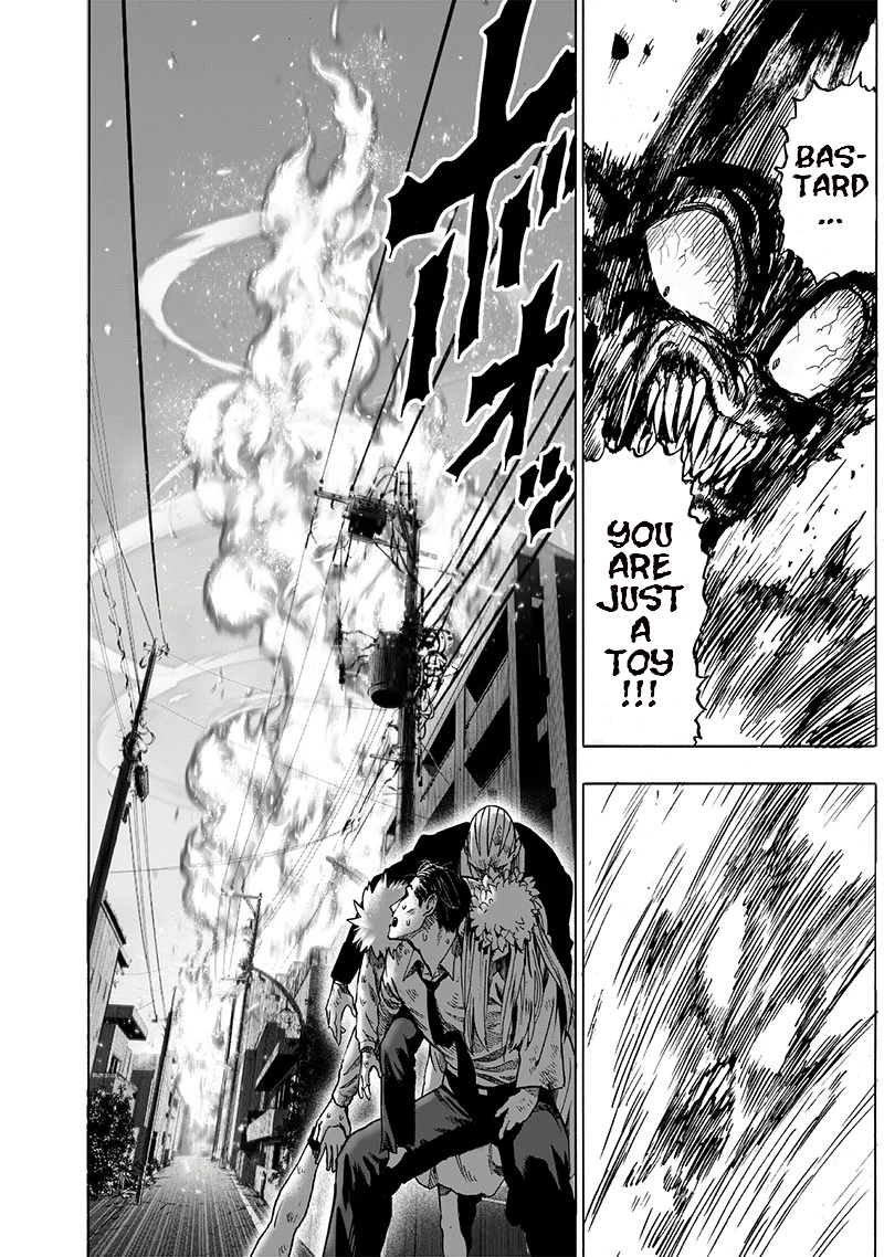 One Punch Man Manga Chapter 118 page 26 - Drive Knight scene