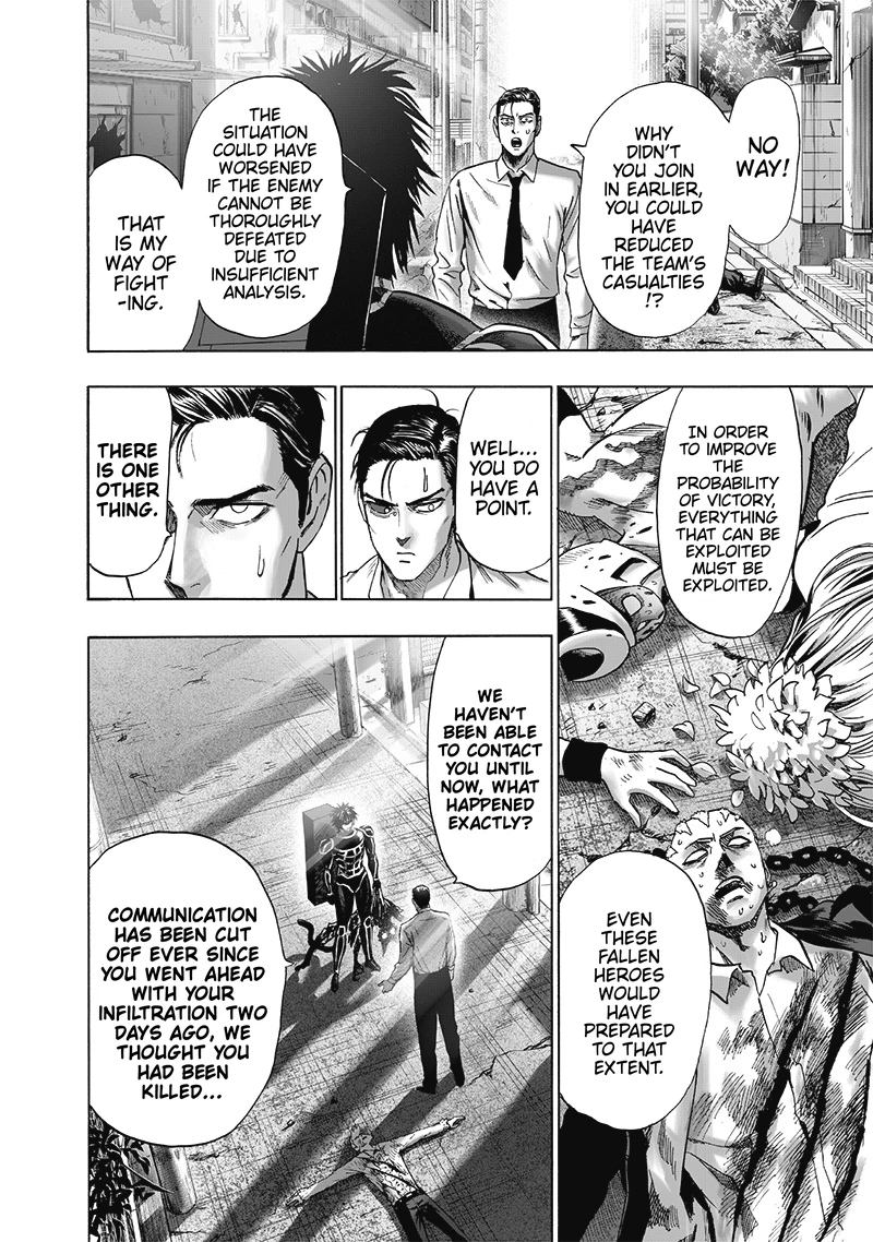 One Punch Man Manga Chapter 119 page 5 - A Glimpse Behind The Scenes scene