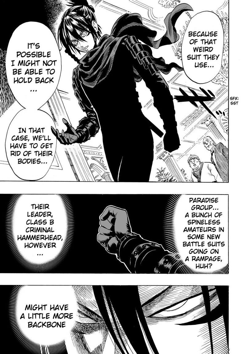 One Punch Man Manga Chapter 12 page 19 - Paradise Group scene