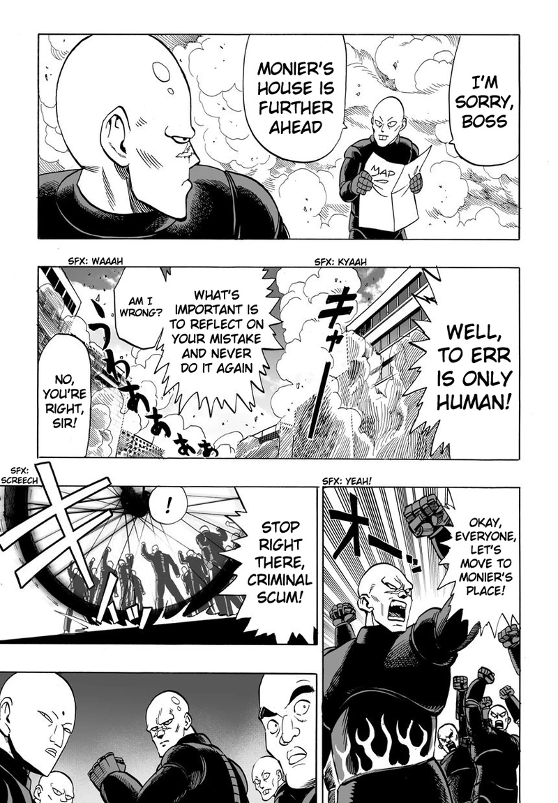 One Punch Man Manga Chapter 12 page 7 - Paradise Group scene