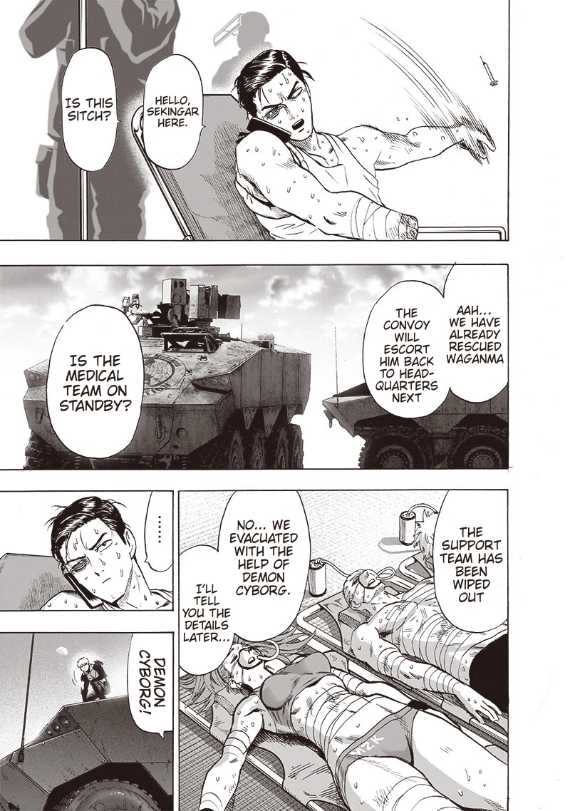 One Punch Man Manga Chapter 120 page 13 - The Only Necessary Thing Is Strength scene