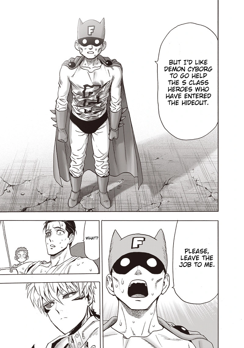 One Punch Man Manga Chapter 120 page 21 - The Only Necessary Thing Is Strength scene