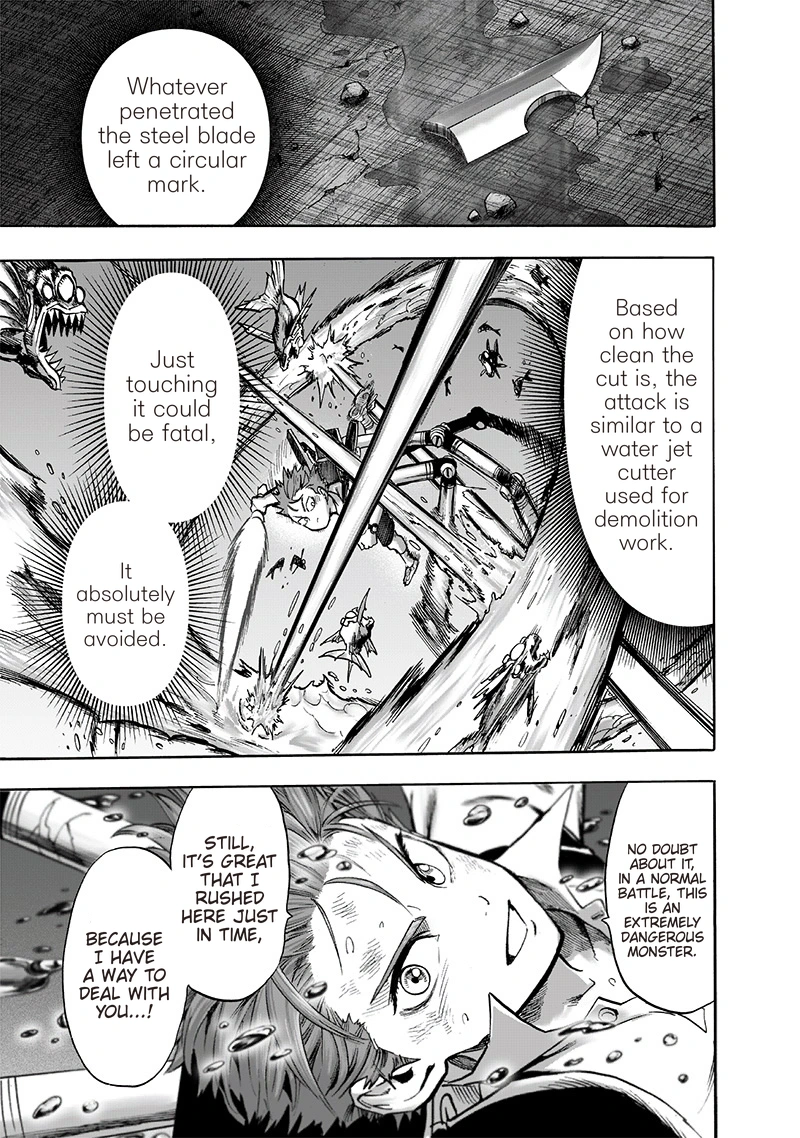 One Punch Man Manga Chapter 121 page 19 - Broken scene