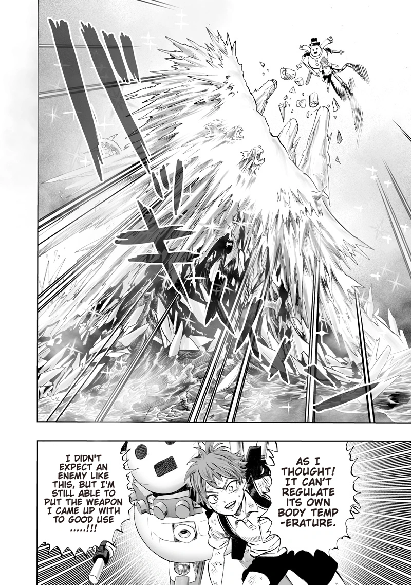 One Punch Man Manga Chapter 121 page 22 - Broken scene