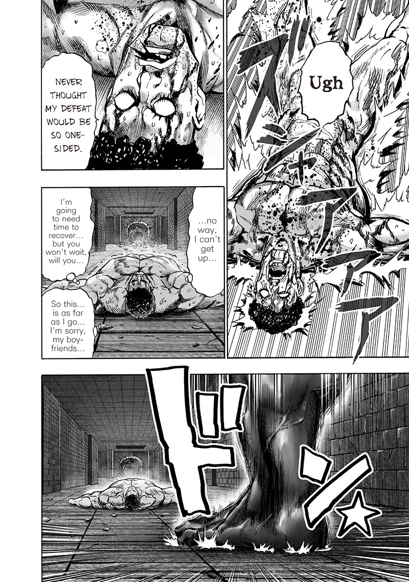 One Punch Man Manga Chapter 121 page 4 - Broken scene