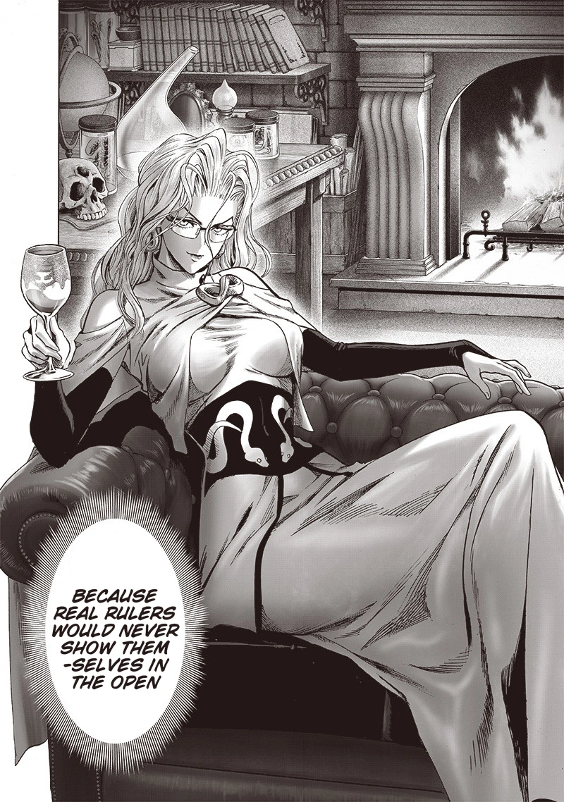 One Punch Man Manga Chapter 123 page 19 - Real Form scene