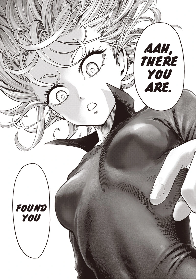 One Punch Man Manga Chapter 123 page 22 - Real Form scene