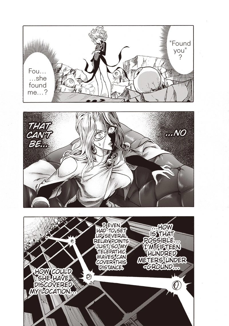 One Punch Man Manga Chapter 123 page 23 - Real Form scene