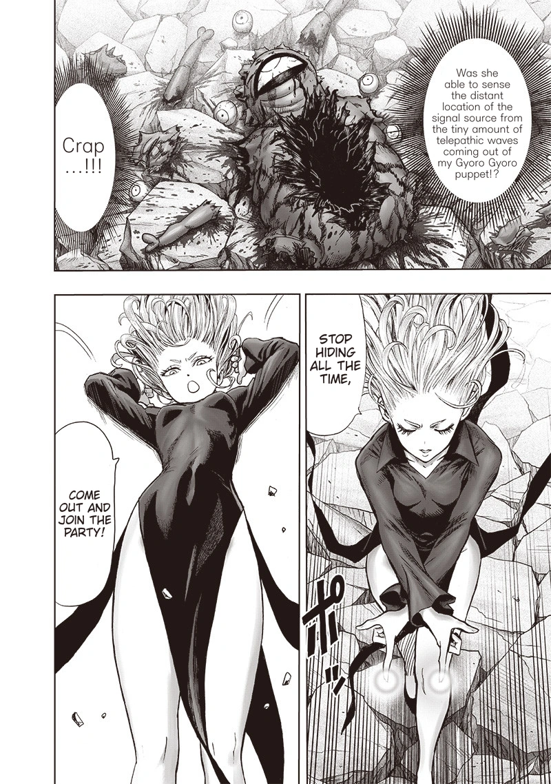 One Punch Man Manga Chapter 123 page 25 - Real Form scene