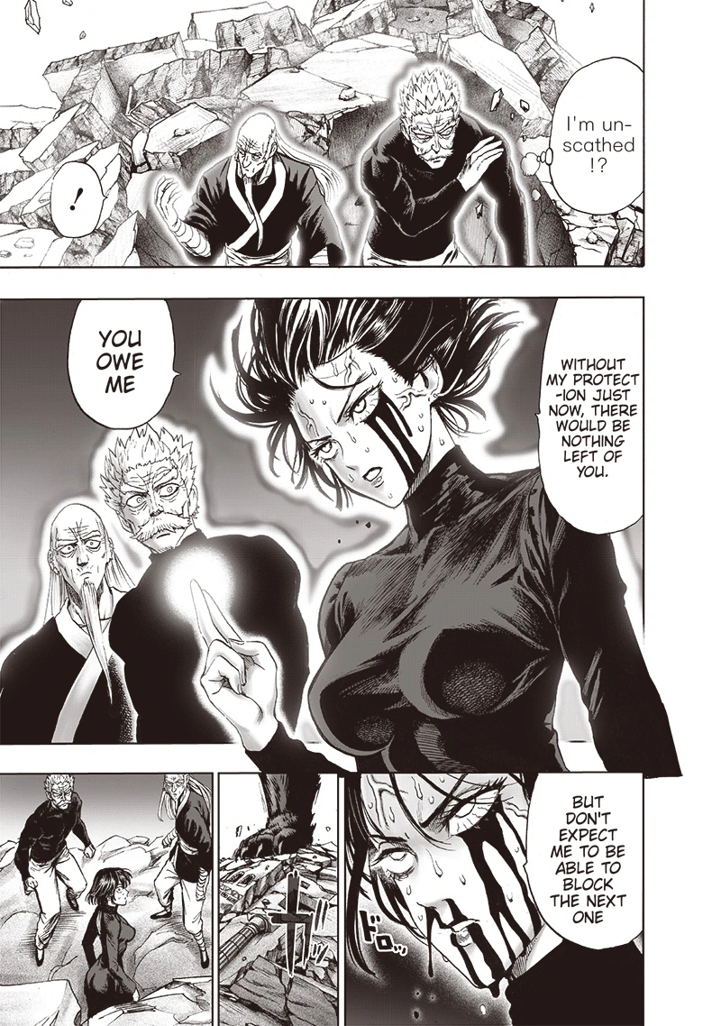 One Punch Man Manga Chapter 124 page 10 - New Fubuki Group scene
