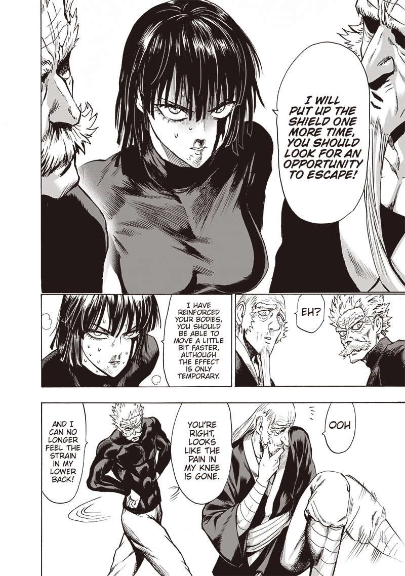 One Punch Man Manga Chapter 124 page 13 - New Fubuki Group scene