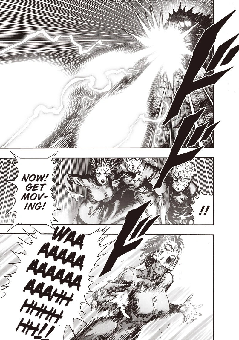 One Punch Man Manga Chapter 124 page 14 - New Fubuki Group scene