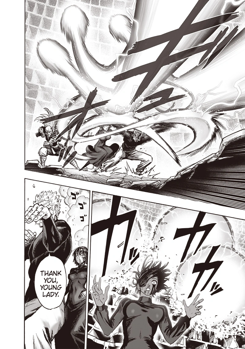One Punch Man Manga Chapter 124 page 15 - New Fubuki Group scene