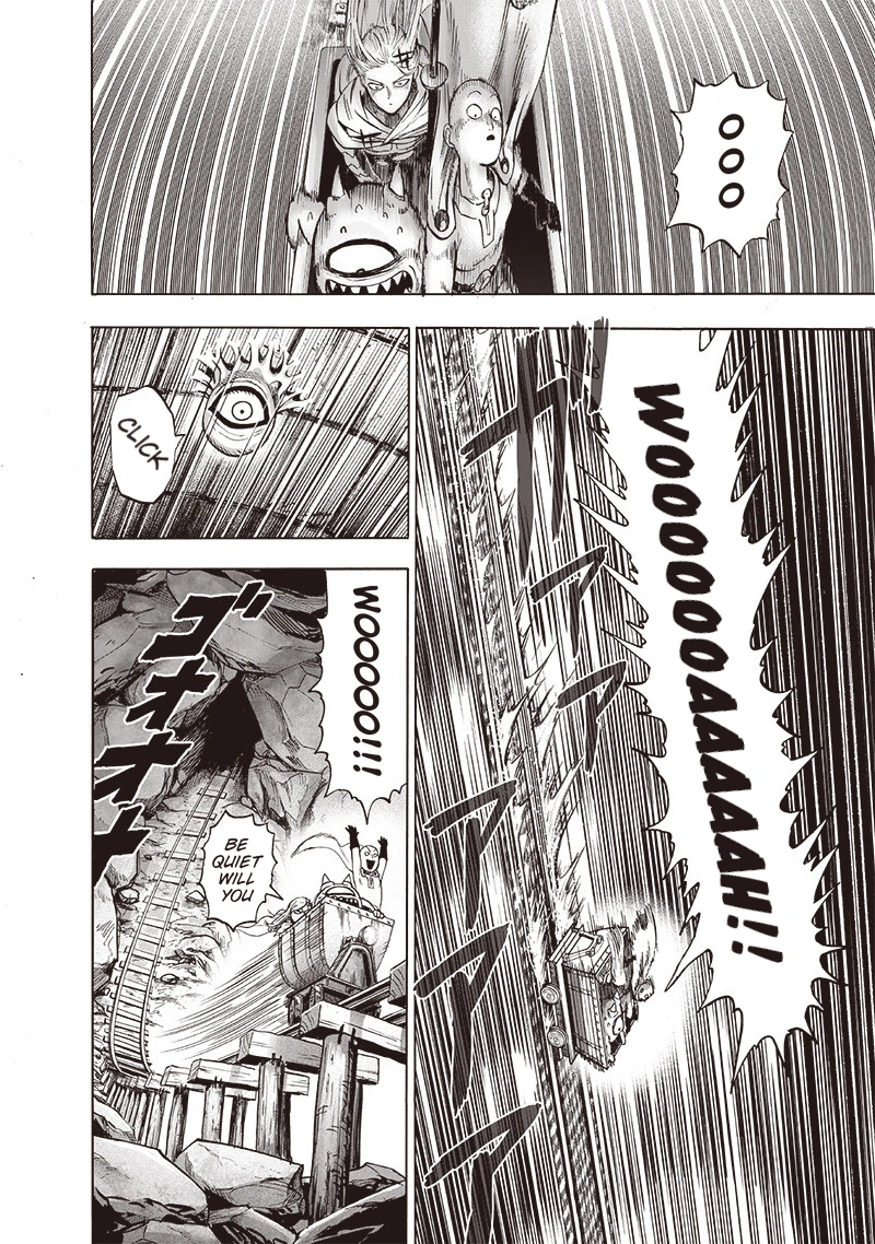One Punch Man Manga Chapter 125 page 13 - Sit! scene