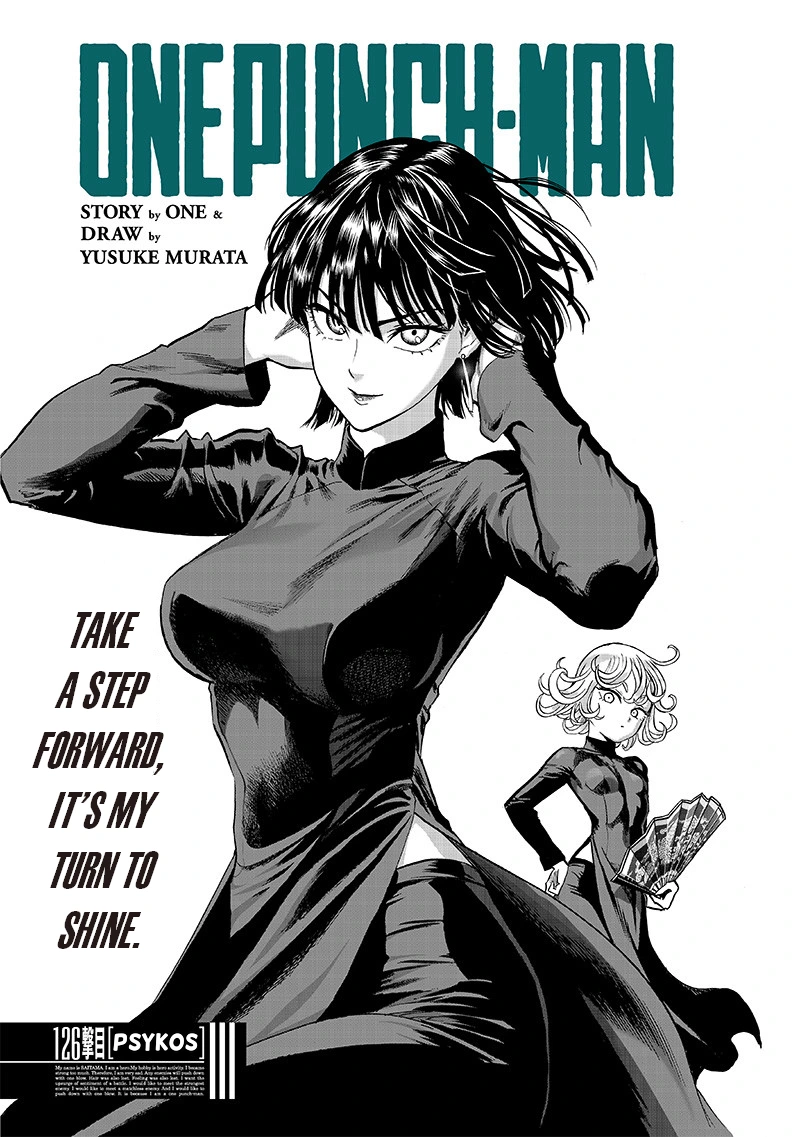 One Punch Man Manga Chapter 126 page 1 - Psykos scene