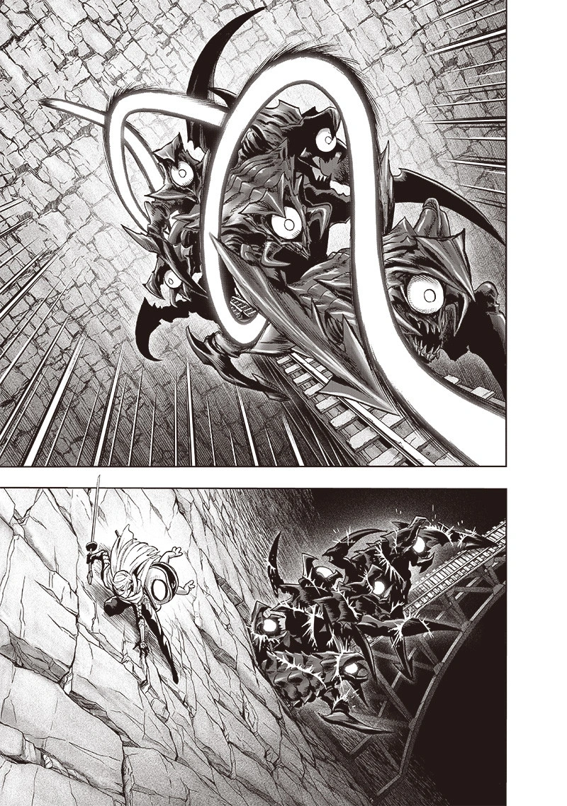 One Punch Man Manga Chapter 126 page 12 - Psykos scene