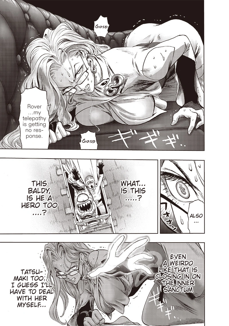One Punch Man Manga Chapter 126 page 17 - Psykos scene