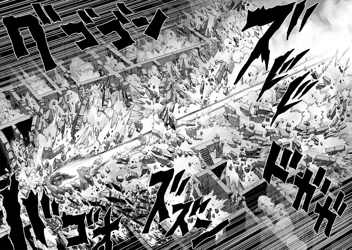 One Punch Man Manga Chapter 126 page 38 - Psykos scene