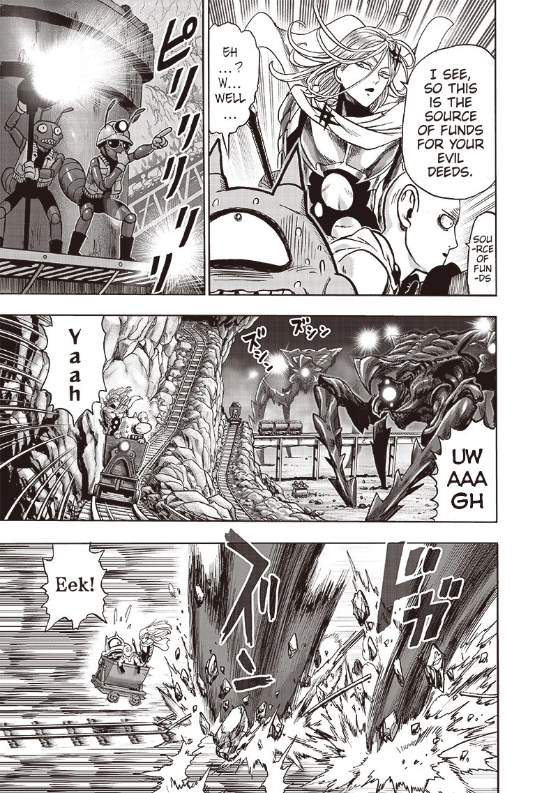 One Punch Man Manga Chapter 126 page 4 - Psykos scene