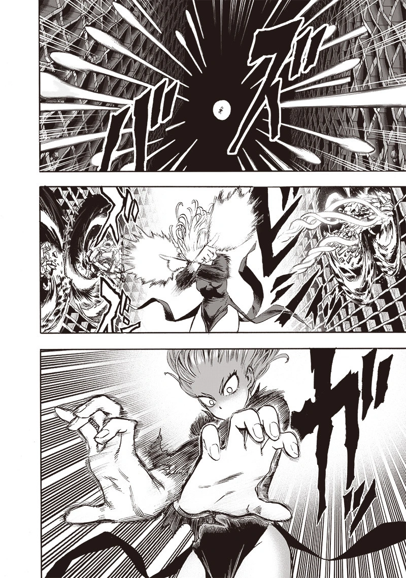 One Punch Man Manga Chapter 128 page 13 - Invasive Touch scene