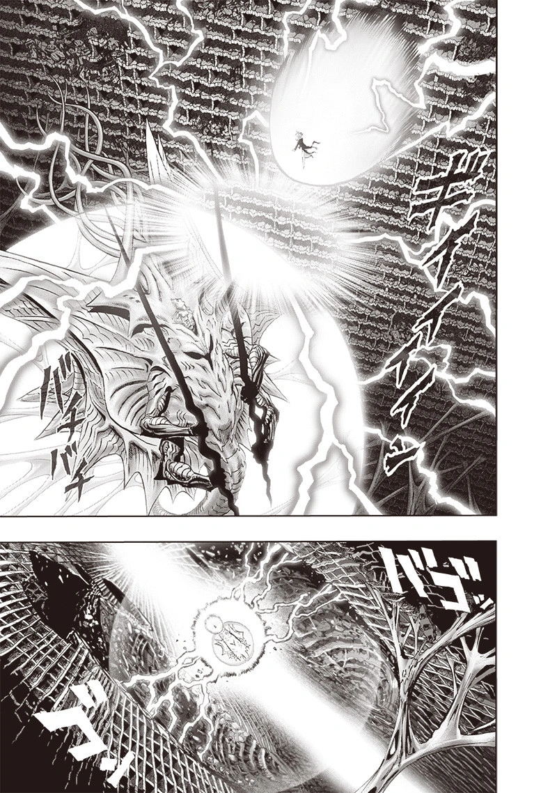 One Punch Man Manga Chapter 128 page 14 - Invasive Touch scene