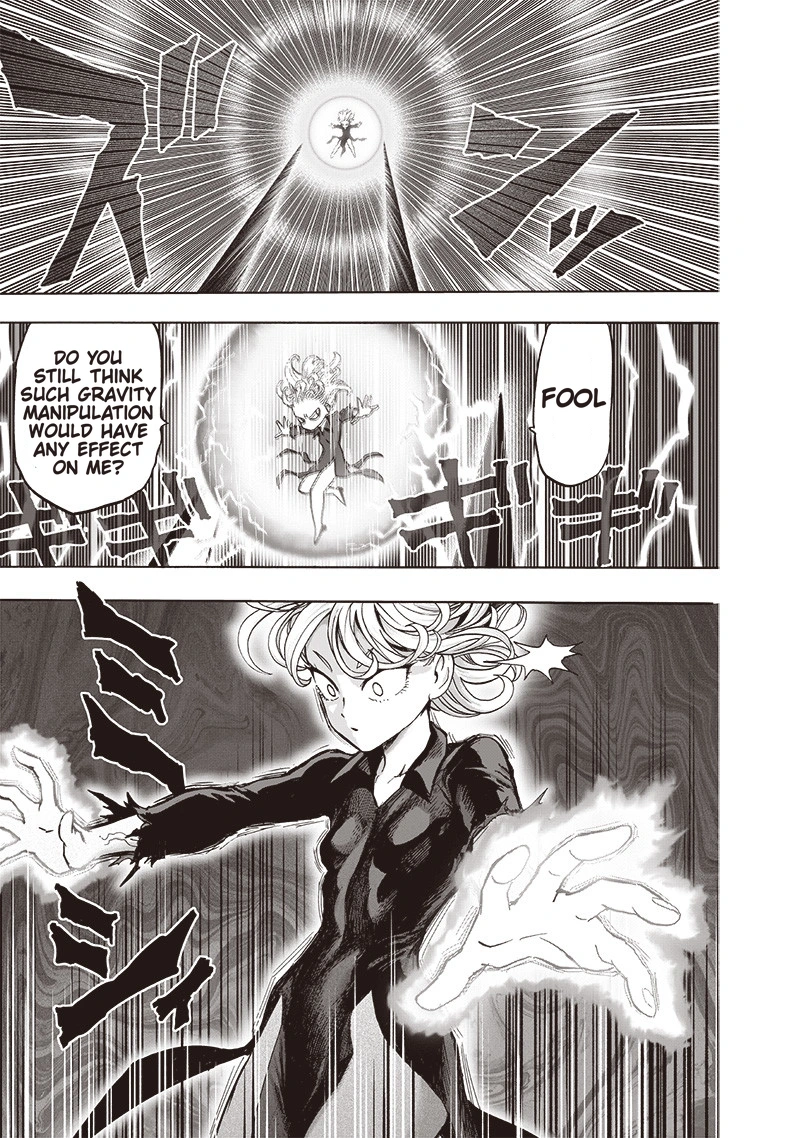One Punch Man Manga Chapter 128 page 16 - Invasive Touch scene