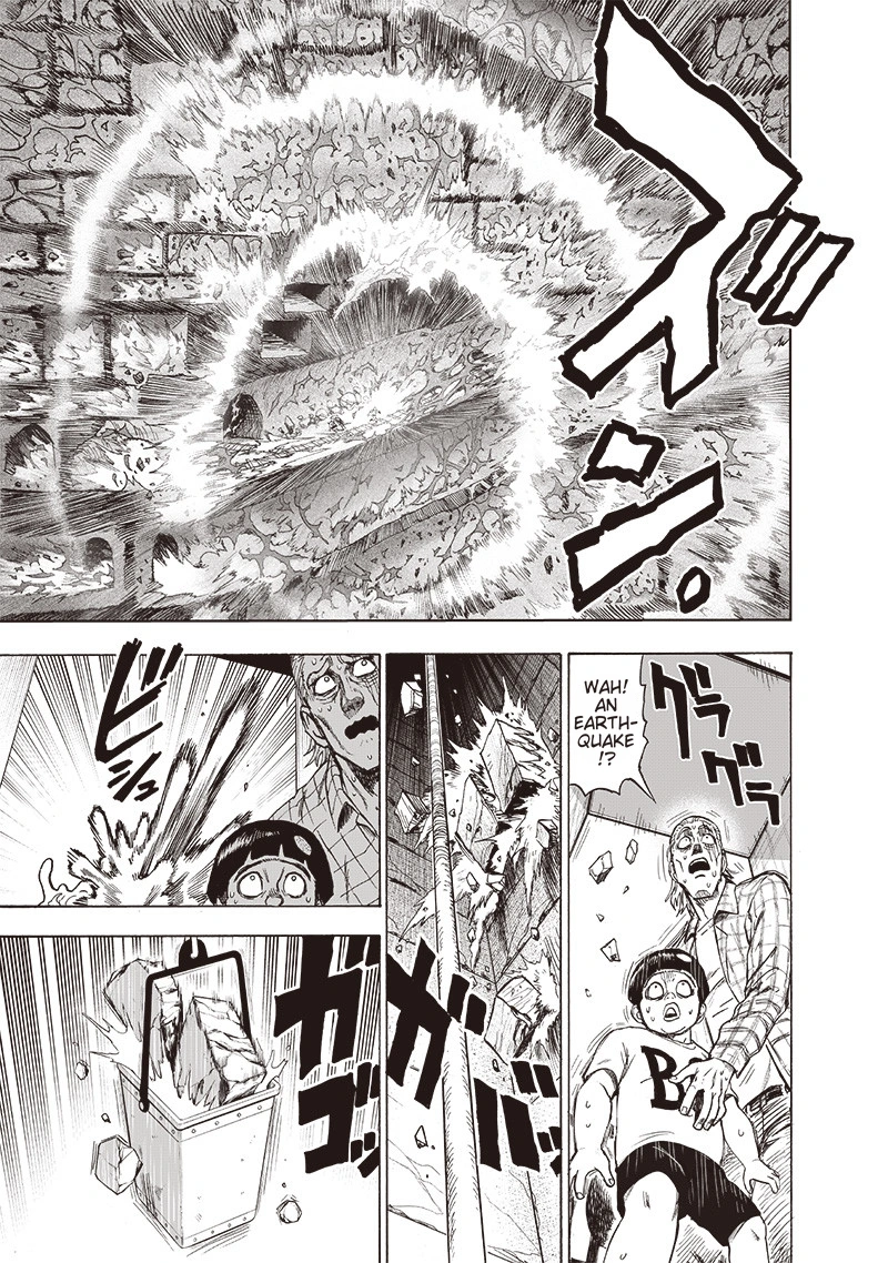 One Punch Man Manga Chapter 128 page 22 - Invasive Touch scene