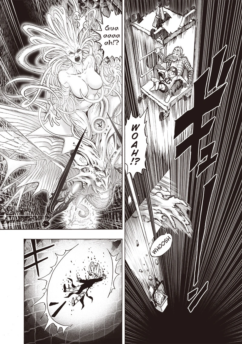 One Punch Man Manga Chapter 128 page 23 - Invasive Touch scene