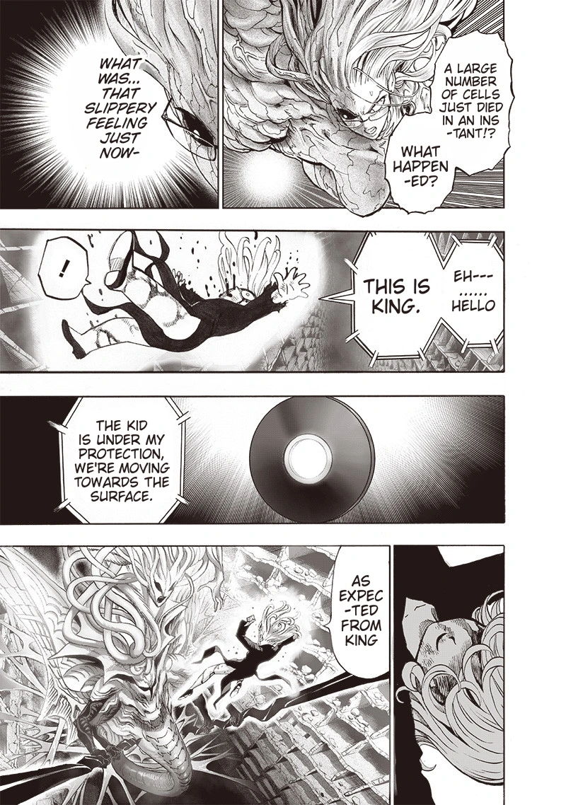 One Punch Man Manga Chapter 128 page 24 - Invasive Touch scene