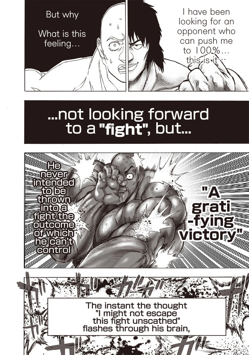 One Punch Man Manga Chapter 129 page 16 - Turn Over! scene