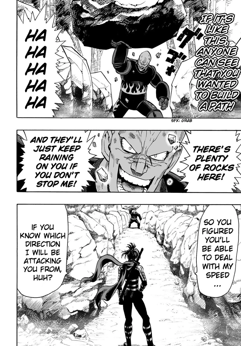One Punch Man Manga Chapter 13 page 17 - Speed scene
