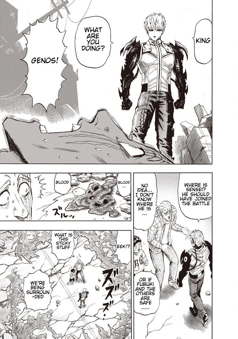 One Punch Man Manga Chapter 130 page 25 - Tatsumaki Full Power scene