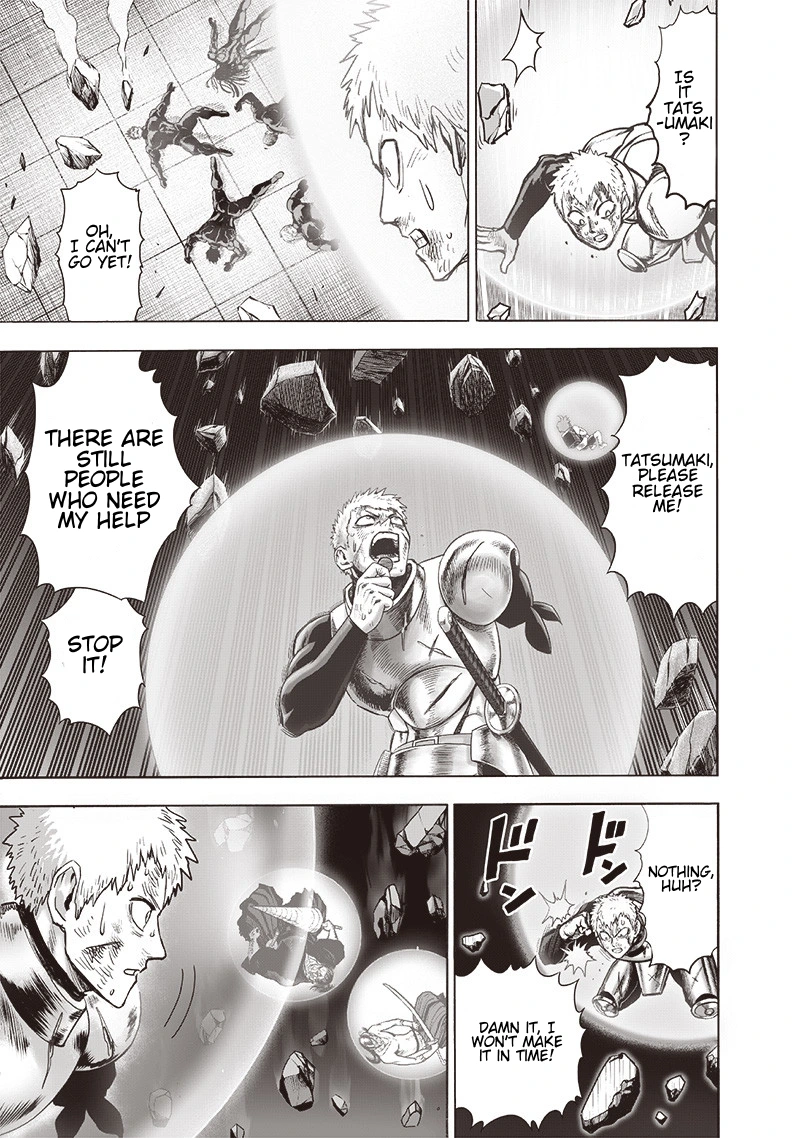 One Punch Man Manga Chapter 130 page 6 - Tatsumaki Full Power scene